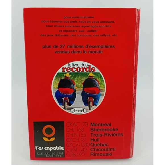 Le Livre des Records Guinness 1977 Édition Denoël French Vintage - Picture 2 of 8